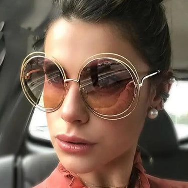 Round Oversized Sunglass
